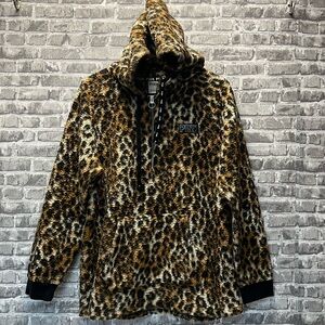 PINK Victoria's Secret Leopard Print Hoodie